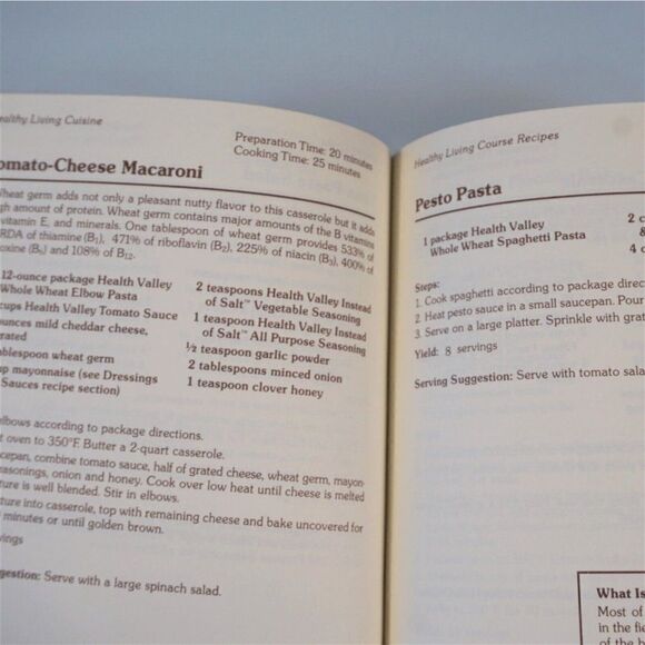 Healthy Living Cuisine by George Mateljan Vintage 1984 Paperback Recipes - Picture 8 of 10